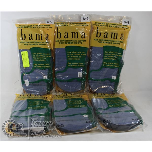 LOT OF 6 BAMA AIR CONDITIONING SYSTEM FOR RUBBER