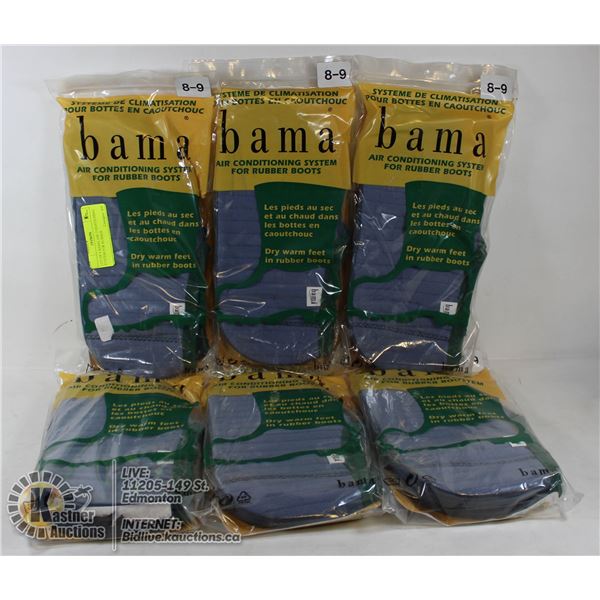 LOT OF 6 BAMA AIR CONDITIONING SYSTEM FOR RUBBER