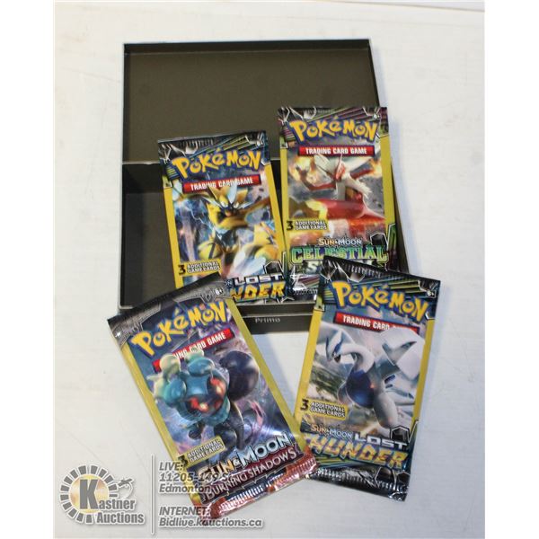 4 SEALED POKEMON BOOSTER PACKS