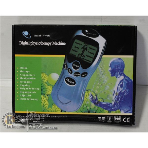 NEW DIGITAL PHYSIOTHERAPY MACHINE (TENS) WITH 1