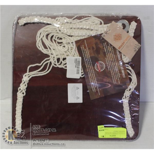 HANDCRAFTED IN VIETNAM HANGING SHELF