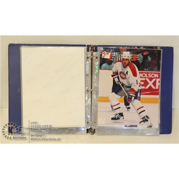 ALBUM OF 1990 HOCKEY PLAYERS 22 PICTURES