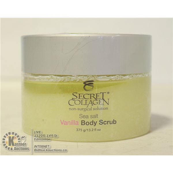SECRET COLLAGEN SEA SALT VANILLA BODY SCRUB
