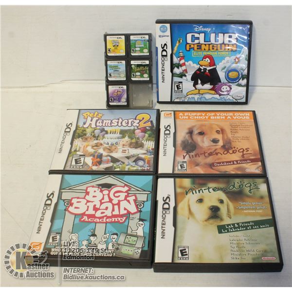 10 ASSORTED NINTENDO DS GAMES