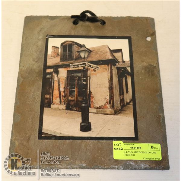 NEW ORLEANS ART SCENE ON 200 YR OLD FRENCH