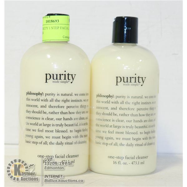 2PK OF PURITY 1 STEP FACIAL CLEANSER