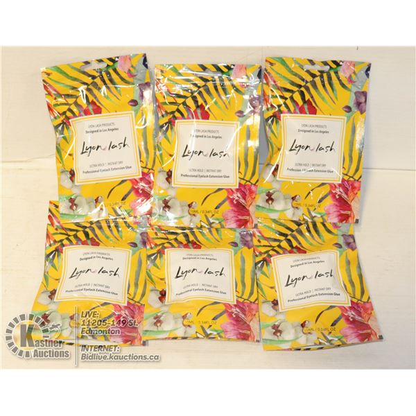 LOT OF 6 LYON LASH PERFESSIONAL EYELASH EXTENSION