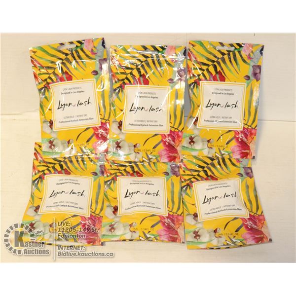 LOT OF 6 LYON LASH PERFESSIONAL EYELASH EXTENSION