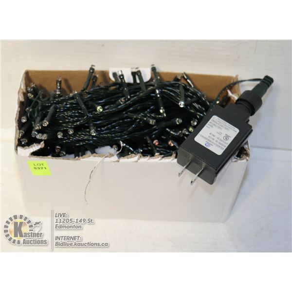 BOX OF STRING LIGHTS.