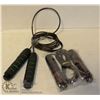 Image 1 : LOT OF 2 MEMORY FOAM GRIP SKIPPING ROPES.