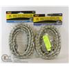 Image 1 : 2 PACKAGES OF NEW 2 PACK HEAVY DUTY BUNGEE CORDS