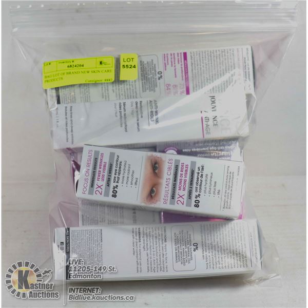 BAG LOT OF BRAND NEW SKIN CARE PRODUCTS