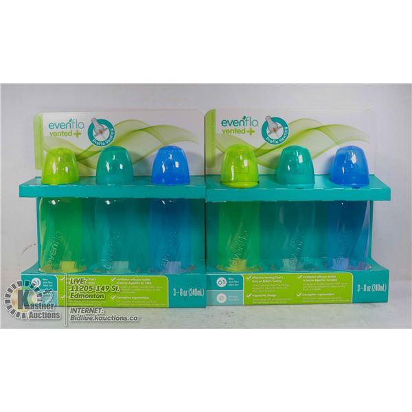 EVENFLO VENTED TWIST PP TINT BOTTLES