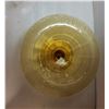 Image 1 : 4) VINTAGE AMBER GLASS PEDESTAL CANDY DISH