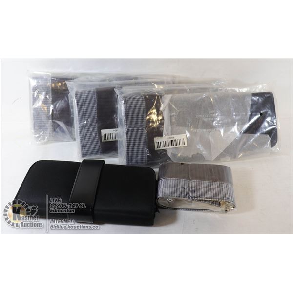 BOX W/ 4 NEW WALLETS.