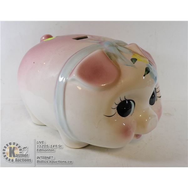 HUGE CERAMIC PIGGY BANK