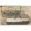 Image 1 : 2 VINTAGE METAL TOOL BOXES
