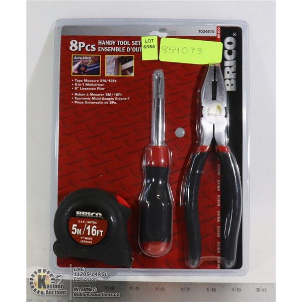 NEW 8PC TOOL SET