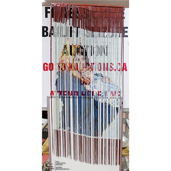 NEW BEADED CURTAIN / WALL HANGING WITH A MOTHER &