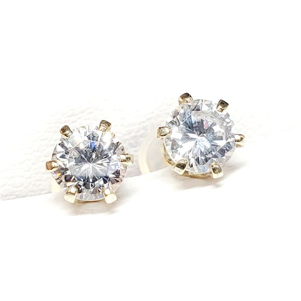 TN188-29 10K  CZ EARRINGS