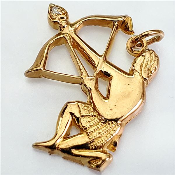 TN188-5 10K  1 DIAMOND PENDANT