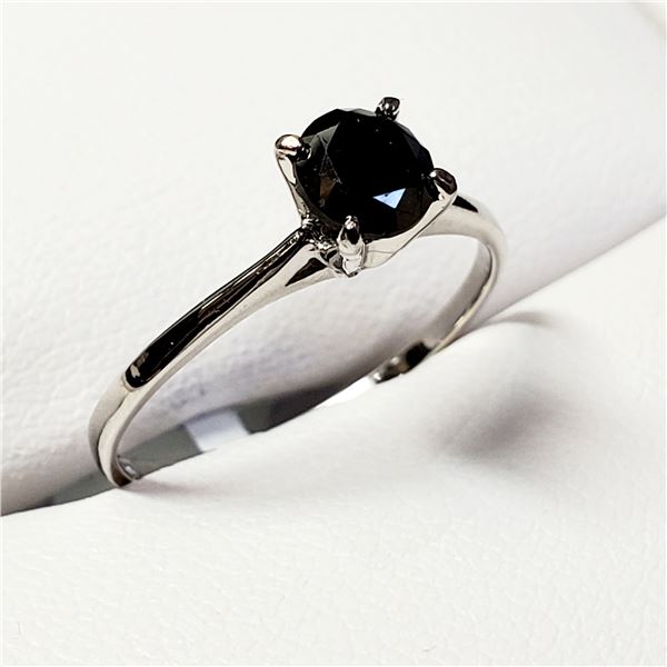 TN188-33 10K  BLACK DIAMOND RING
