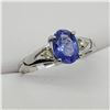 Image 1 : TN188-24 10K  TANZANITE DIAMOND RING