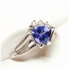 Image 1 : TN188-39 10K  TANZANITE DIAMOND RING
