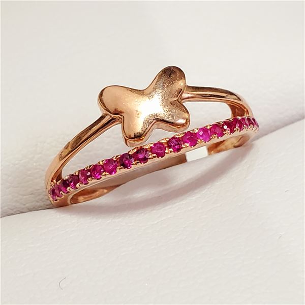 TN188-19 14K  RUBY RING