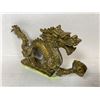 Image 1 : VINTAGE HEAVY BRASS DRAGON PAPERWEIGHT