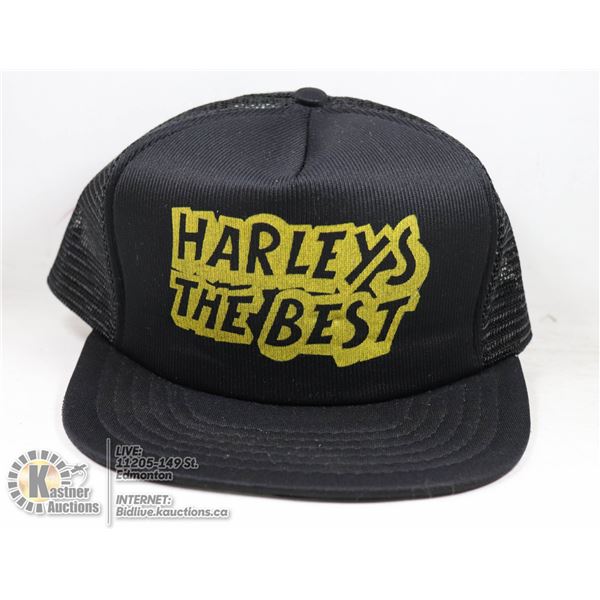 NEW HAT "HARLEYS THE BEST....F*** THE REST"