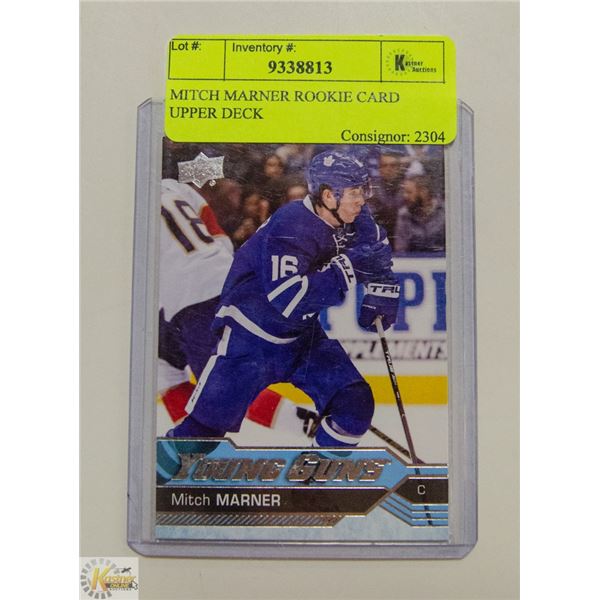 MITCH MARNER ROOKIE CARD UPPER DECK