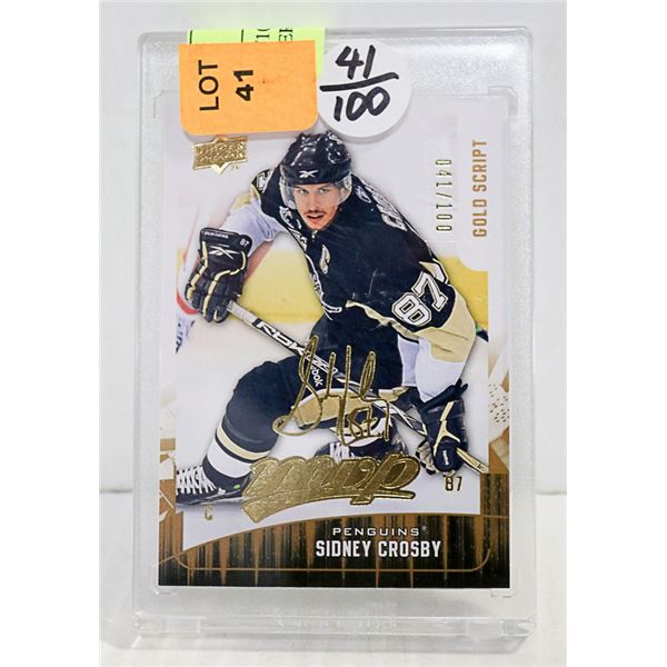 # 41/100 CROSBY 2009 NUMBERED UPPER DECK # 61