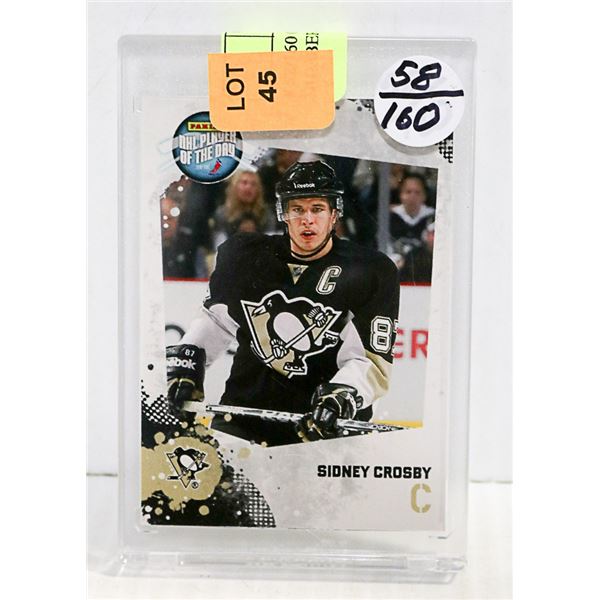 # 58/160 CROSBY 2010 LIMITED NUMBERED PANINI