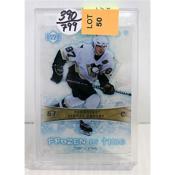 # 390/799 CROSBY 2007 NUMBERED TRILOGY UD # 118