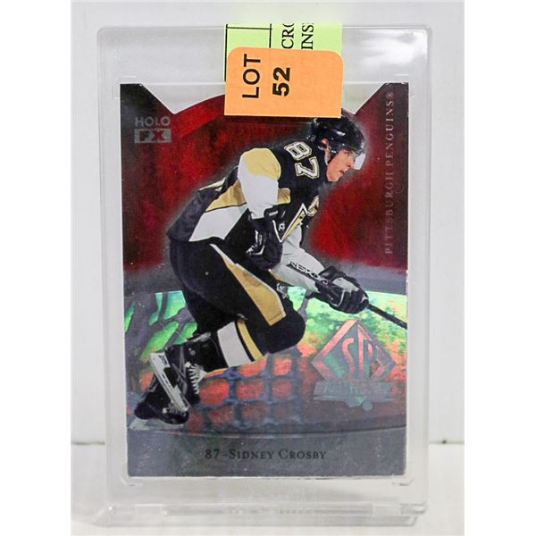 2008 CROSBY # FX37 SP HOLO FX DIE CUT INSERT