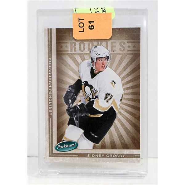 2005 CROSBY PARKHURST ROOKIE CARD # 657