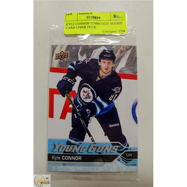 KYLE CONNOR JUMBO SIZE ROOKIE CARD UPPER DECK