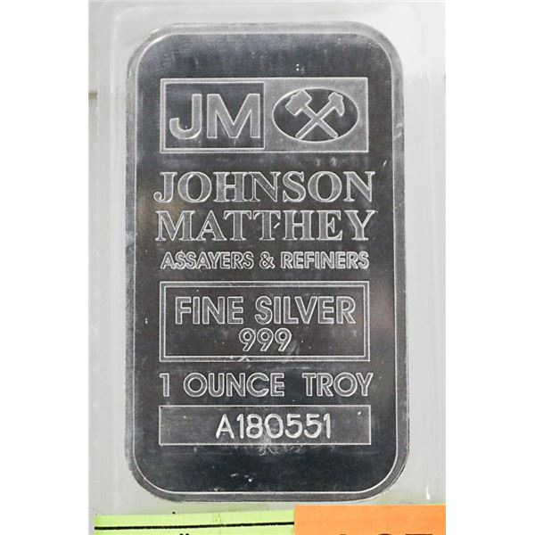1 TROY OUNCE SILVER BAR