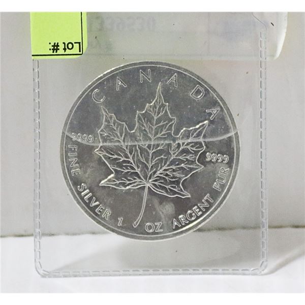 1 TROY OZ SILVER MAPLELEAF  COIN