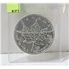 Image 1 : 1 TROY OZ SILVER MAPLELEAF  COIN