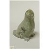 Image 1 : INUIT SOAPSTONE BIRD CARVING SIGNED /W DISC #