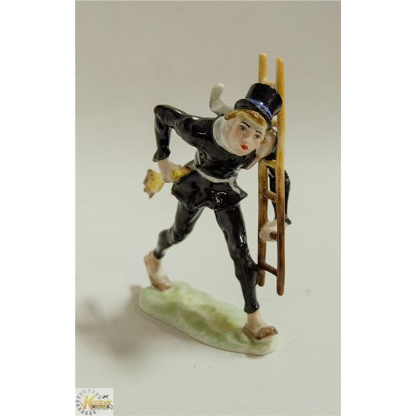 LORENZ HUTSCHENRUETHER PORCELAIN CHIMNEY SWEEP