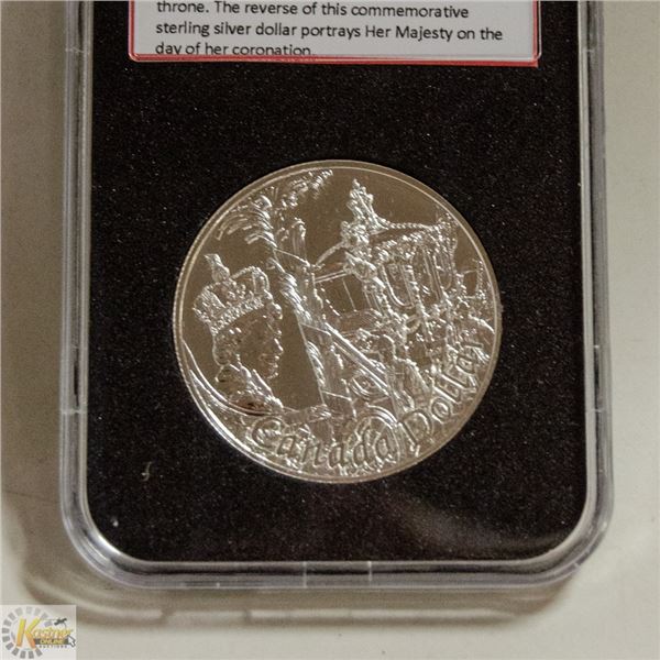 2002 SILVER DOLLAR 50TH ANNIVERSARY QUEEN