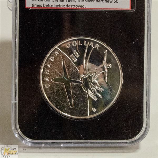 2009 SILVER DOLLAR FIRST AIRPLANE FLIGHT IN CANADA