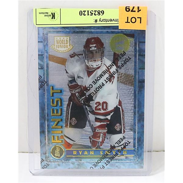 CUP STAMP RYAN SMYTH ROOKIE CARD NHL