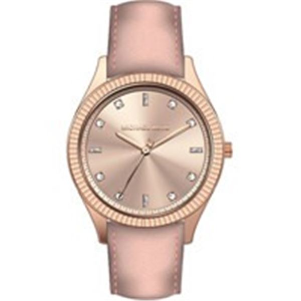 NEW MICHAEL KORS PINKISH DIAL GOLD BEZEL MSRP$249