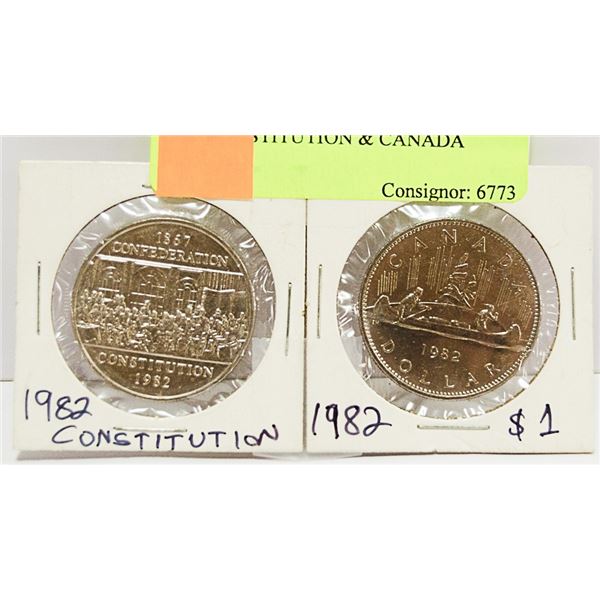 1982 CONSTITUTION & CANADA DOLLARS