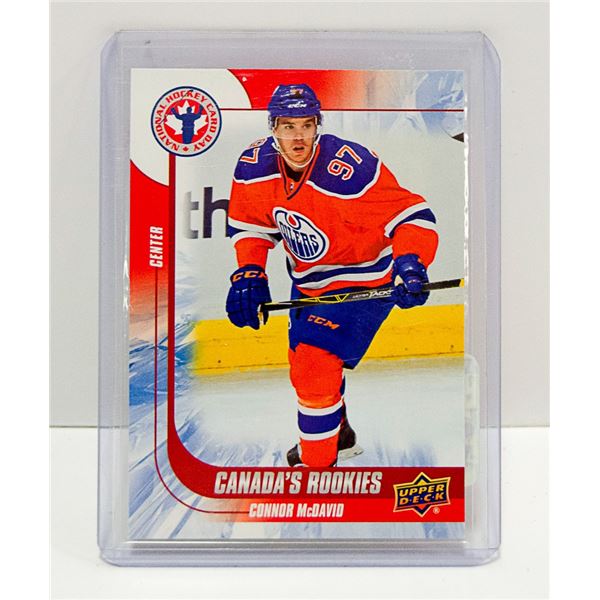 CONNOR MCDAVID "CANADA'S ROOKIES" HOCKEY CARD