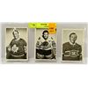 Image 1 : 3 X 1970'S NHL CARDS ESPOSITO / COURNOYER / BRUCE